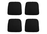 Madison zitkussen wicker panama black ca. 48x48 cm set van 4