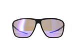 Police SPLL15 Solstice 4 U28Z matzwart bruin spiegelviolet zonnebril