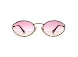 Miu Miu MU52YS 5AK06S goud bruin gradiÃ«nt violet zonnebril