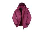 Mountain Warehouse Kinder/Kinder Fell 3 in 1 Waterafstotend Jasje (Druif)