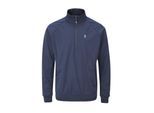 Farah Heren Kala Quarter Zip Jas (Regatta Blauw)