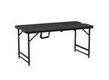 4goodz Kunststof tafel opvouwbaar campingtafel 118x60x74 cm