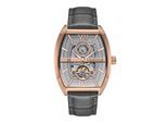 Montre automatique Heritor Masterson semi-squelette avec bracelet en cuir