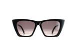 Alexander McQueen Cat Eye Dames Zwart Grijs AM0299S