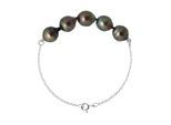 Armband echte Tahiti-Zuchtperlen, eingekreist, 8-9 mm