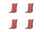Madison kussen hoge rug manchester - 123x50x7cm set van 4