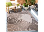 Muratap Binnen en buiten vloerkleed floral outdoor laagpolig tapijt 200x290 cm