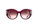 Salvatore Ferragamo zonnebril SF840SA 500 Violet Brown Wine Gradiënt