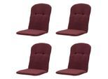 Madison hoge kuip panama bordeaux 45x96 - 4 stuks