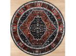 Muratap Picasso paloma rond vintage vloerkleed terra / oranje laagpolig- 300 cm rond