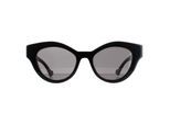 Gucci Cat Eye Dames Zwart Grijs GG0957S Zonnebril