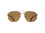 Alexander McQueen Aviator Unisex Goud Bruin AM0458S