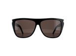 Saint Laurent zonnebril SL 1 Slim 001 Zwart grijze rook