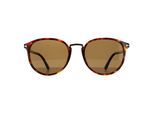 Persol Ovale Heren Havana Bruine Gepolariseerde Zonnebril