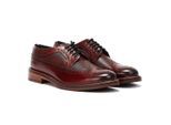 Ben Sherman Archie Brogue herenschoenen bordeauxrood