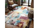 Muratap Picasso artisan vintage vloerkleed multi laagpolig- 240x290 cm