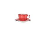 Bonna Thee kopjes & schotel aura passion porselein set van 6