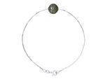 DIADEMA - Armband - Love Bond - Silber - Tahiti-Perle