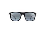Emporio Armani Zonnebril 4129 50016G Mat Zwart Light Grijs Mirror Zwart