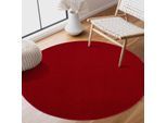 Muratap Uni rond effen laagpolig vloerkleed modern 200 cm rond