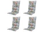 Madison kussen hoge rug cala - 123x50x5cm set van 4