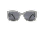 Prada PRA08S 1425S0 talk donkergrijs zonnebril