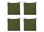 Madison zitkussen moss green canvas eco+ ca. set van 4