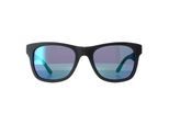 Lacoste L778S 035 opvouwbare zonnebril mat grijs blauw