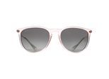 Ray-Ban Runde Damen Transparent Rosa Grau Gradient RB4171 Erika