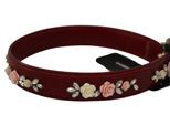 Dolce & Gabbana Sac à main en cuir rouge à fleurs pour femme - Accessoire - Bandoulière