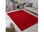 Muratap Loca shaggy vloerkleed – modern uni effen – hoogpolig & zacht- 200x200 cm