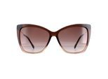 Jimmy Choo Seba/S 0MY/HA bruin gearceerde beige zonnebril met kleurverloop