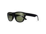 Serengeti Cat Eye Unisex Mat Zwart Mineraal Gepolariseerd 555nm Groen Pancho