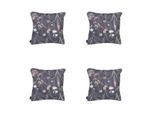 Madison sierkussen donna grey canvas eco+ ca. set van 4