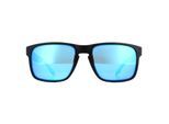 Oakley Zonnebril Holbrook OO9102-H0 Mat Zwart Prizmatic Prizm Sapphire Gepolariseerd