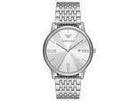 Emporio Armani Minimalist Silber Herren Armbanduhr AR11599