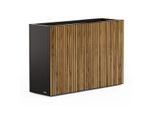 Herstera Garden Plantenbak cube xl 120x40x80 cm /houtlook