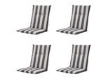 Madison kussen lage rug amora - 105x50x6cm set van 4