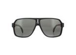 Carrera vlieger unisex zwart zilver rood grijs gepolariseerde zonnebril