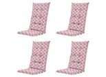 Madison kussen hoge rug rae - 123x50x5cm set van 4