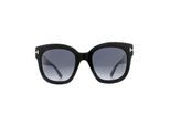 Tom Ford Zonnebril 0613 Beatrix 01C Glanzend Zwart Smoke Grijs Mirror