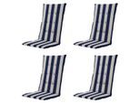 Madison kussen hoge rug amora - 123x50x5cm set van 4