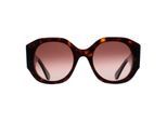 Chloé Ronde Dames Donker Havana Bruin Gradiënt CH0234S