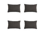 Madison sierkussen dark grey canvas eco+ ca. set van 4