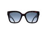 Marc Jacobs Vierkante Dames Shiny Donker Havana Blauwe Gradiënt MARC 658/S