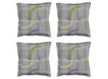 Madison zitkussen tess purple ca. set van 4