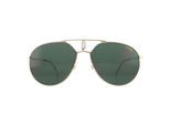 Carrera Aviator unisex gouden groene zonnebril