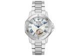 Bulova Marine Star Damen Silber Uhr 96L326
