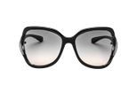 Tom Ford Gradient Smoke Lens Glanzend zwarte zonnebril