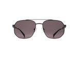 Alexander McQueen Aviator Unisex Ruthenium Grijs AM0458S